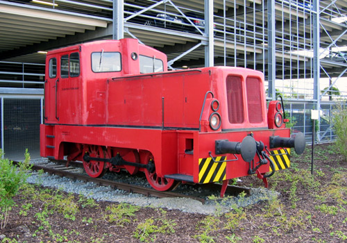 Alte Zugmaschine der Zuckerfabrik